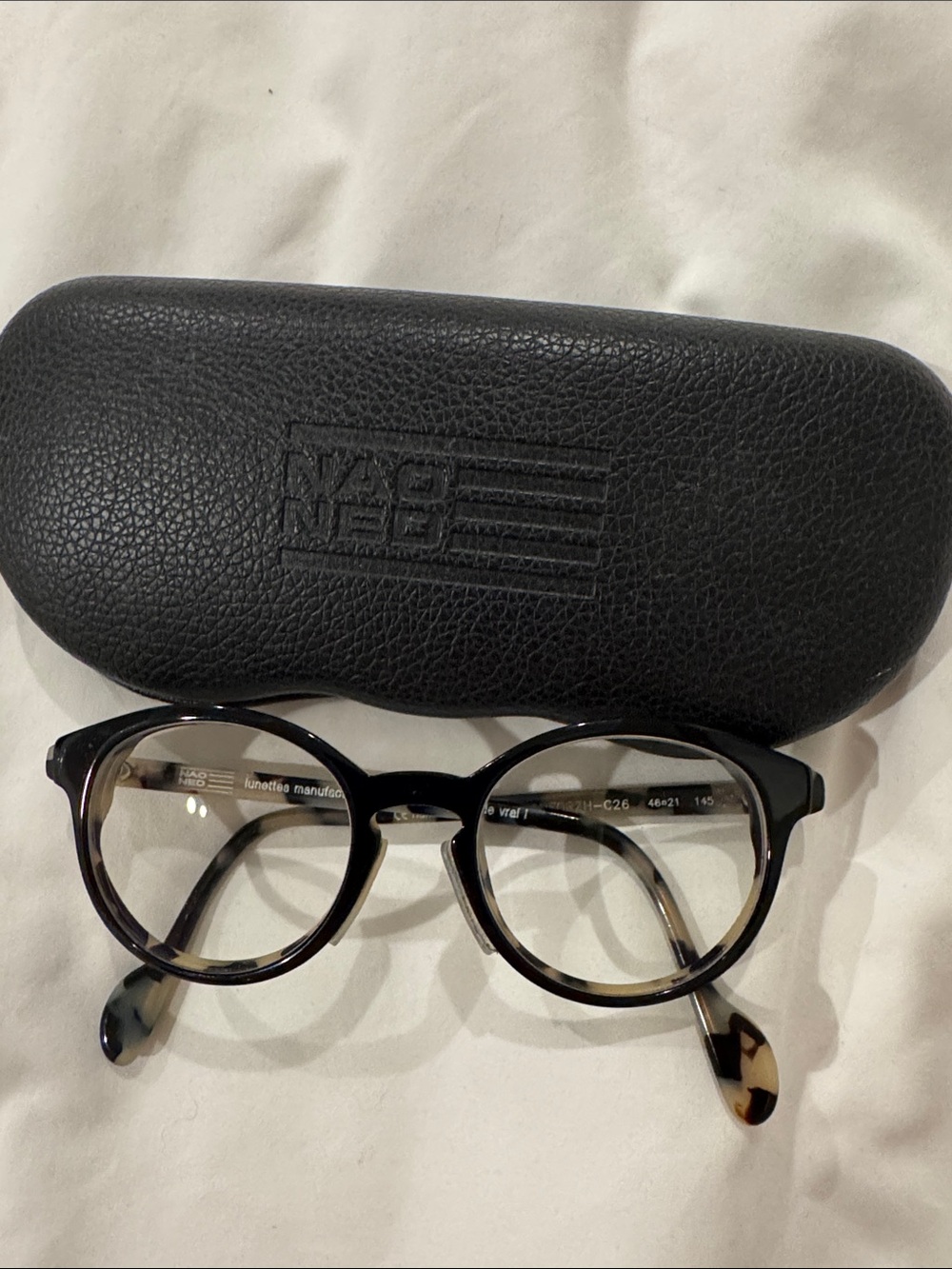 Retro Round Tortoiseshell Glasses Made in France